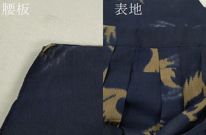 平和屋着物＊夏物 アンティーク 大正ロマン 男性 行灯袴 飛鶴文 正絹 逸品 CABB9615ze