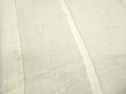 平和屋着物＊夏物 長襦袢 草花紋紗 麻 逸品 CABB9620ze