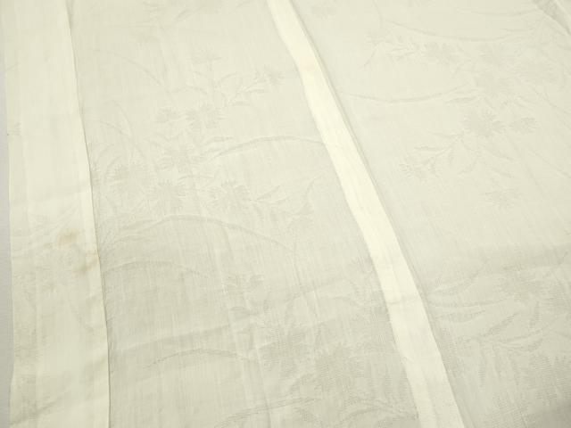 平和屋着物＊夏物 長襦袢 草花紋紗 麻 逸品 CABB9620ze