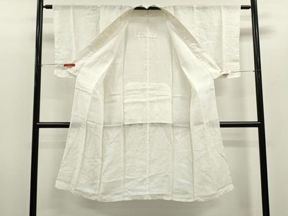 平和屋着物＊夏物 長襦袢 象牙色 綿麻 逸品 CABB9623ze