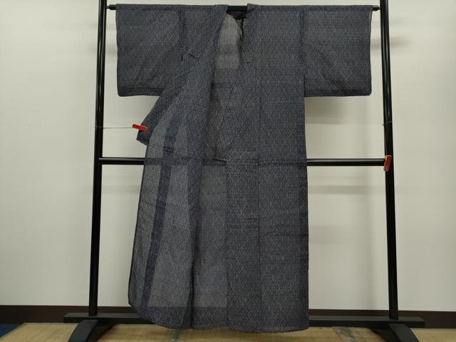 平和屋着物＊夏物 紗紬 吉祥文 正絹 逸品 CABB9624ze
