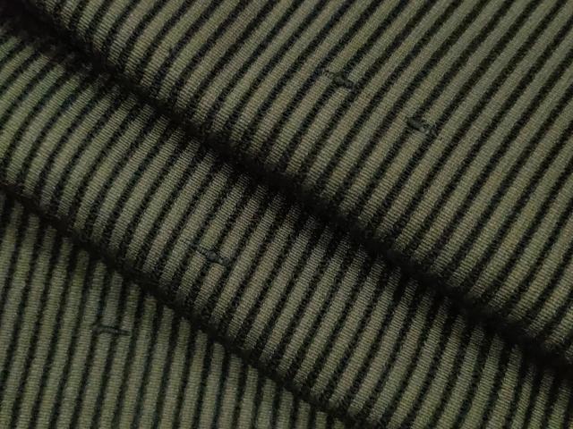 平和屋着物＊夏物 男性 馬乗り袴 縦絽紬 縞 正絹 逸品 CABB9627ze