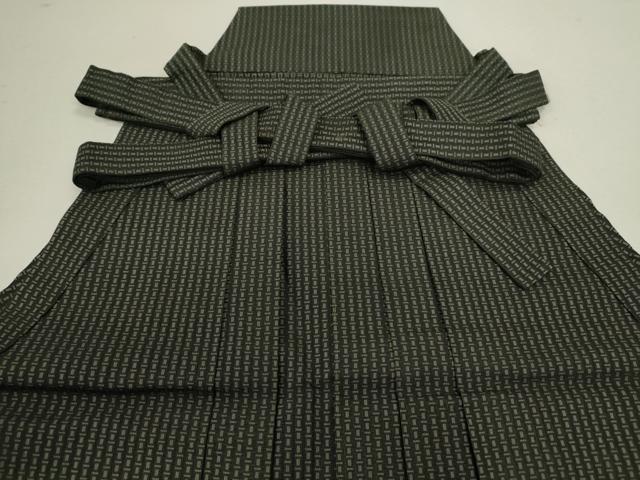 平和屋着物＊夏物 男性 馬乗り袴 紗 吉祥文 正絹 逸品 CABB9628ze