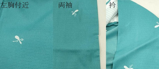 平和屋着物＊夏物 小紋 絽 瓢箪 洗える着物 CABB9633ze