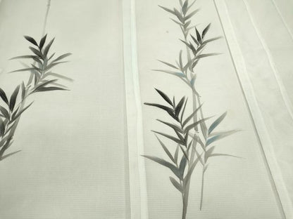 平和屋着物＊夏物 訪問着 絽 手描き 草木文 洗える着物 CABB9646ze