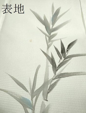 平和屋着物＊夏物 訪問着 絽 手描き 草木文 洗える着物 CABB9646ze