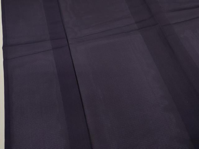 平和屋着物＊夏物 色無地 絽 深紫色 洗える着物 未使用 CABB9663ze