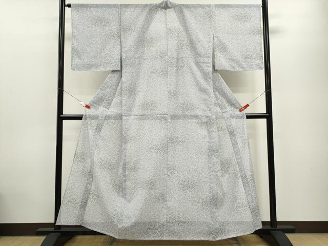 平和屋着物＊夏物 小紋 絽 萩 暈し染め 洗える着物 未使用 CABB9682ze