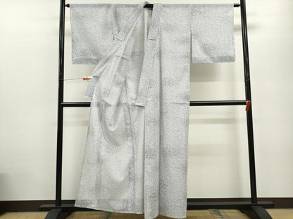 平和屋着物＊夏物 小紋 絽 萩 暈し染め 洗える着物 未使用 CABB9682ze