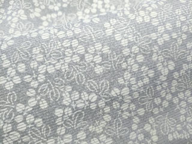 平和屋着物＊夏物 小紋 絽 萩 暈し染め 洗える着物 未使用 CABB9682ze