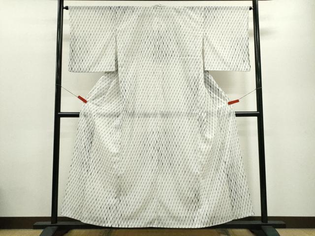 平和屋着物＊夏物　小紋　絽　吉祥文　洗える着物　CABB9687ze 平和屋着物＊夏物 小紋 絽 吉祥文 洗える着物 CABB9687ze