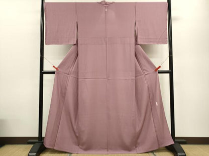 平和屋着物＊夏物 色無地 絽 作家物 石竹色 正絹 逸品 未使用 CABB9696ze