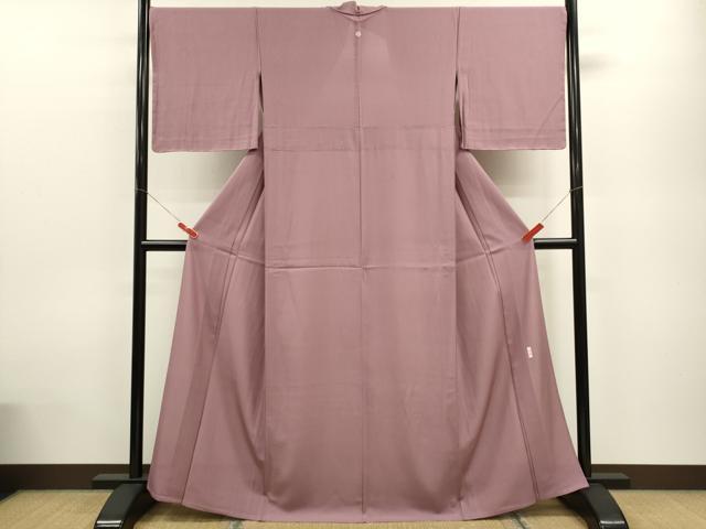 平和屋着物＊夏物 色無地 絽 作家物 石竹色 正絹 逸品 未使用 CABB9696ze