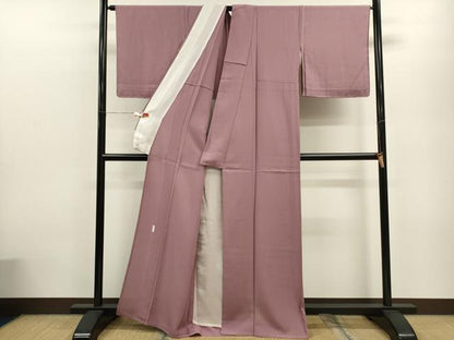 平和屋着物＊夏物 色無地 絽 作家物 石竹色 正絹 逸品 未使用 CABB9696ze