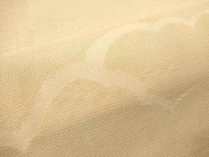 平和屋着物＊夏物 色無地 雲取り紋紗 肌色 正絹 逸品 未使用 CABB9701ze