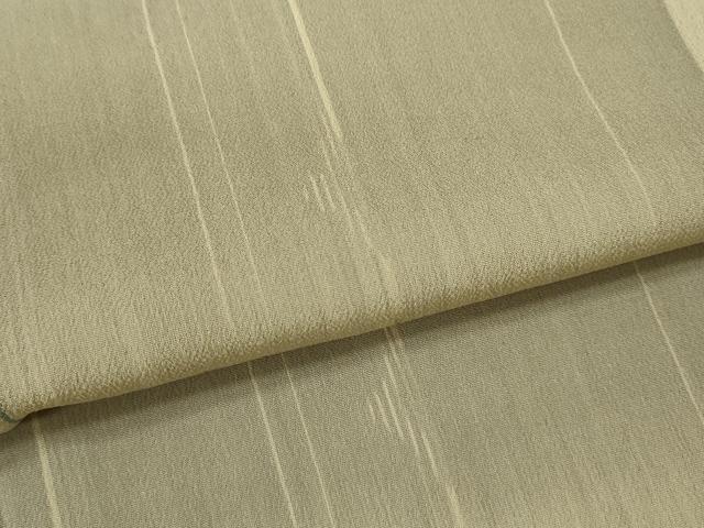 平和屋着物＊夏物 明石ちぢみ 霞変わり縞 正絹 逸品 CABB9702ze