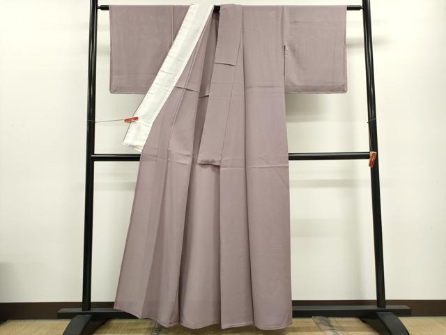 平和屋着物＊夏物 色無地 絽 薄葡萄色 正絹 逸品 未使用 CABB9703ze