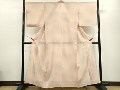 平和屋着物＊夏物 小紋 絽 暈し染め 正絹 逸品 CABB9704ze