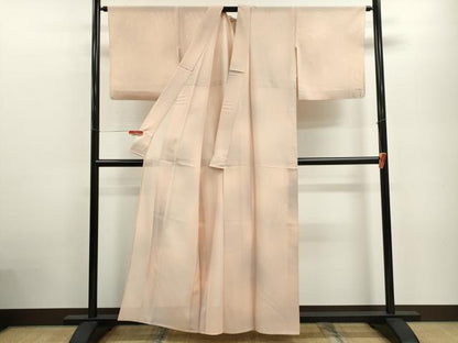 平和屋着物＊夏物 小紋 絽 暈し染め 正絹 逸品 CABB9704ze