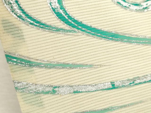 平和屋着物＊夏物 振袖 絽 駒刺繍 流水鴛鴦文 銀彩 正絹 逸品 CABB9705ze