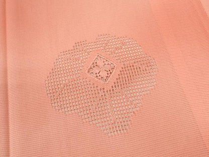 平和屋着物＊夏物 訪問着 絽 総刺繍 菱花文 暈し染め 正絹 逸品 CABB9707ze