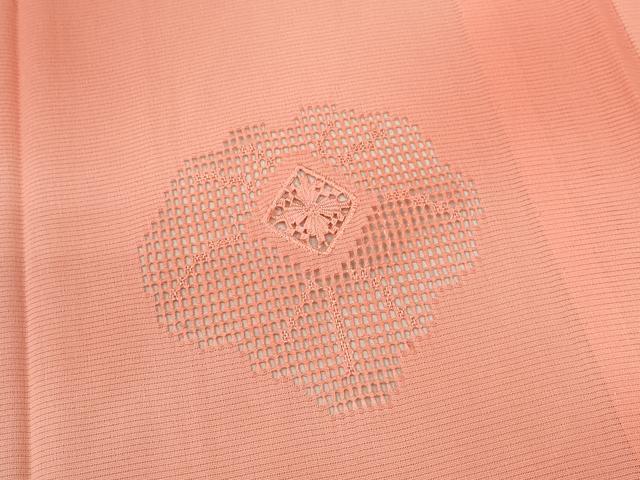 平和屋着物＊夏物 訪問着 絽 総刺繍 菱花文 暈し染め 正絹 逸品 CABB9707ze