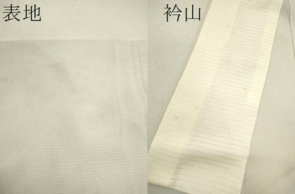 平和屋着物＊夏物 訪問着 絽 鶉 草花文 金彩 正絹 逸品 CABB9711ze
