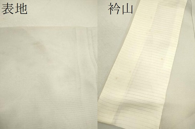 平和屋着物＊夏物 訪問着 絽 鶉 草花文 金彩 正絹 逸品 CABB9711ze