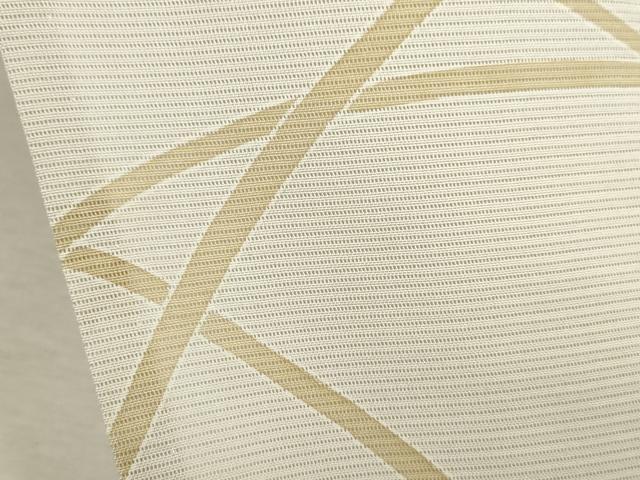 平和屋着物＊夏物 訪問着 絽 鶉 草花文 金彩 正絹 逸品 CABB9711ze