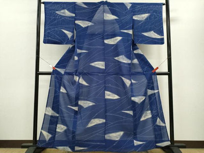 平和屋着物＊夏物 小紋 絽 吉祥文 正絹 逸品 CABB9741ze