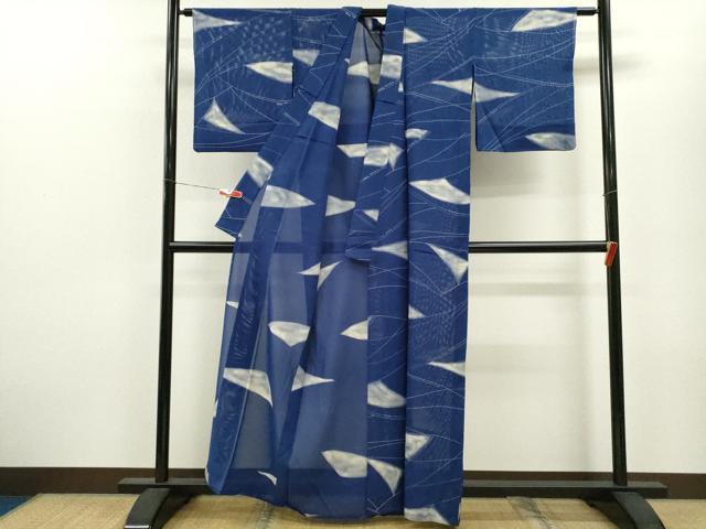 平和屋着物＊夏物 小紋 絽 吉祥文 正絹 逸品 CABB9741ze