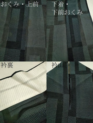平和屋着物＊夏物 紗紬 吉祥文 正絹 逸品 CABB9747ze