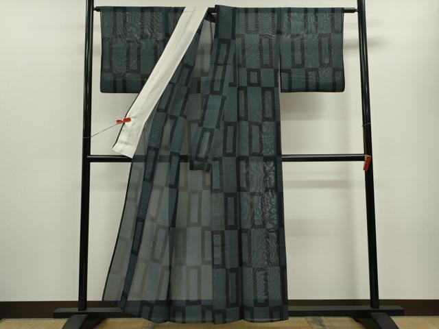 平和屋着物＊夏物 紗紬 吉祥文 正絹 逸品 CABB9747ze