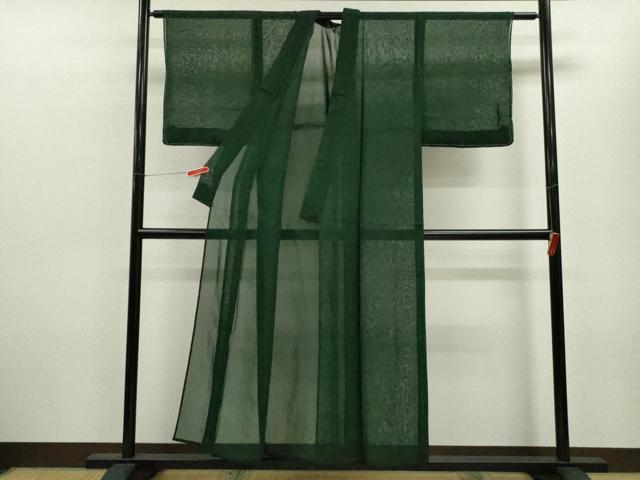 平和屋着物＊夏物 色無地 紗紬 虫襖色 正絹 逸品 未使用 CABB9750ze