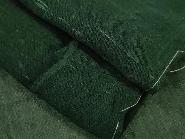 平和屋着物＊夏物 色無地 紗紬 虫襖色 正絹 逸品 未使用 CABB9750ze
