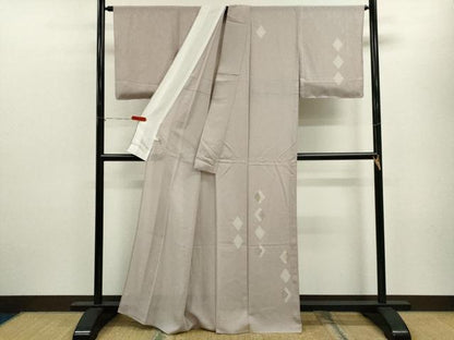 平和屋着物＊夏物 訪問着 変わり絽 刺繍 菱吉祥文 金彩 正絹 逸品 CABB9751ze
