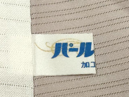 平和屋着物＊夏物 訪問着 変わり絽 刺繍 菱吉祥文 金彩 正絹 逸品 CABB9751ze