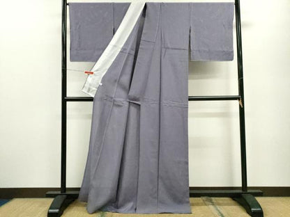 平和屋着物＊夏物 色無地 絽 紫苑色 正絹 逸品 未使用 CABB9753ze