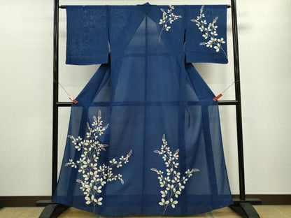 平和屋着物＊夏物 訪問着 絽 萩 正絹 逸品 未使用 CABB9759ze