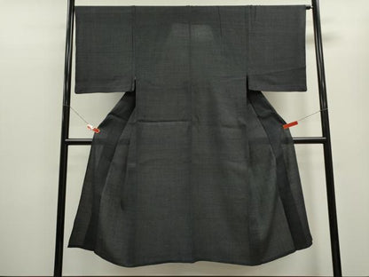 平和屋着物＊夏物 男性 紗紬 亀甲柄 正絹 逸品 CABB9761ze