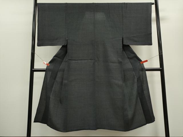 平和屋着物＊夏物 男性 紗紬 亀甲柄 正絹 逸品 CABB9761ze