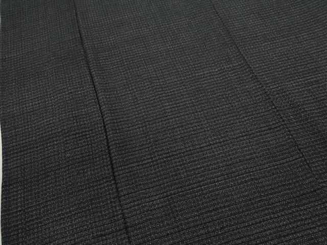 平和屋着物＊夏物 男性 紗紬 亀甲柄 正絹 逸品 CABB9761ze