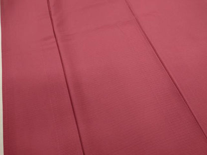 平和屋着物＊夏物 色無地 絽 中紅色 正絹 逸品 CABB9764ze