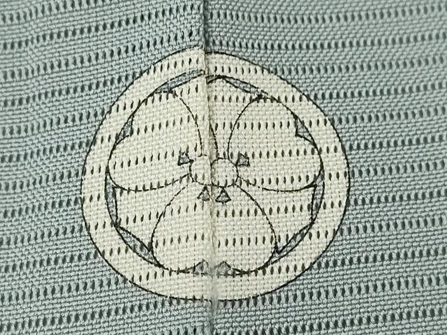 平和屋着物＊夏物 色無地 絽 月白色 正絹 逸品 CABB9766ze