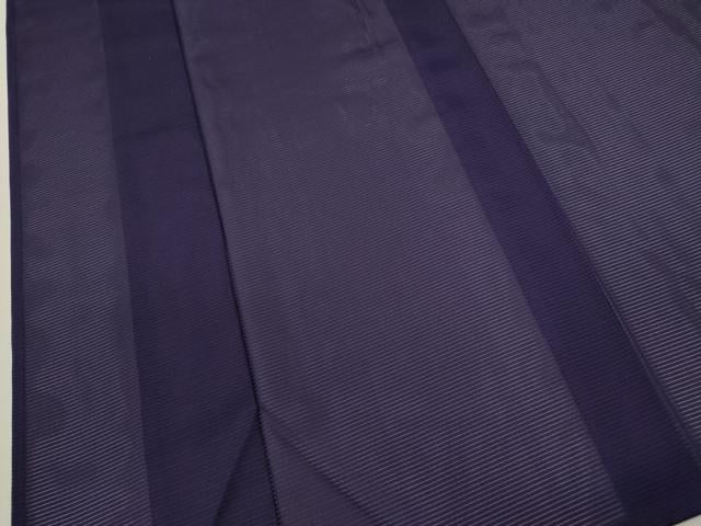 平和屋着物＊夏物　色無地　絽　紫紺色　洗える着物　CABB9777ze