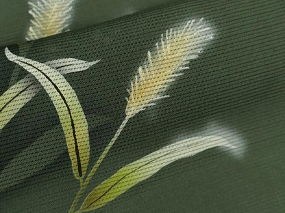 平和屋着物＊夏物 訪問着 絽 トンボ 草木文 暈し染め 正絹 逸品 CABB9799ze