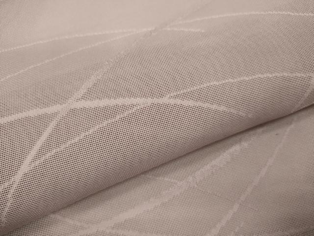 平和屋着物＊夏物 色無地 芝草紋紗 鴇鼠色 正絹 逸品 CABB9801ze