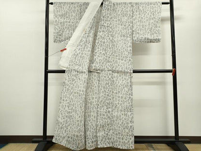 平和屋着物＊夏物 小千谷ちぢみ 琉球絣文様 麻 逸品 CABB9806ze