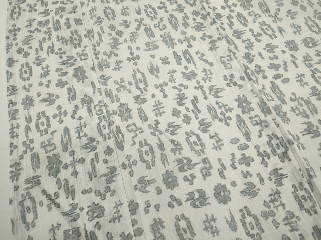 平和屋着物＊夏物 小千谷ちぢみ 琉球絣文様 麻 逸品 CABB9806ze