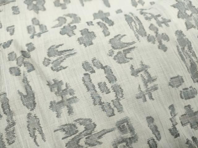 平和屋着物＊夏物 小千谷ちぢみ 琉球絣文様 麻 逸品 CABB9806ze